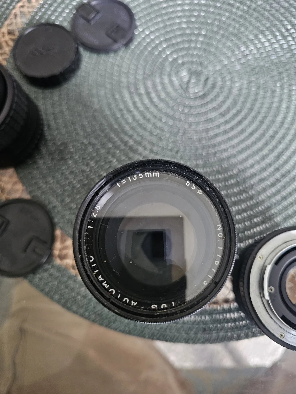 3 Different Lenses YASHICA DSB 50MM,Nikon 100mm and YUS F=135.